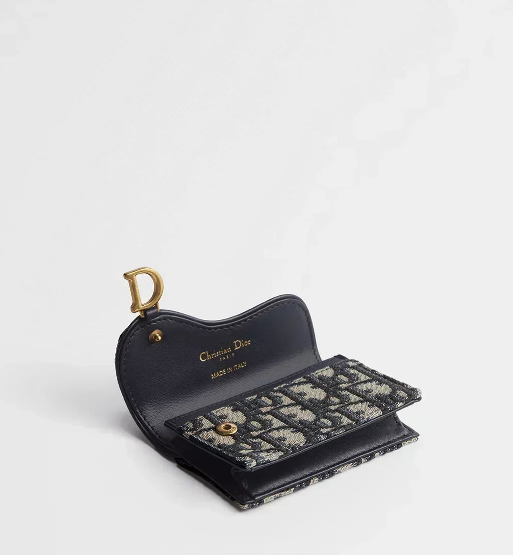 Dior Saddle Bloom Card Holder