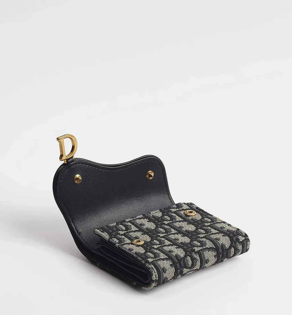 DIOR Saddle Lotus Wallet